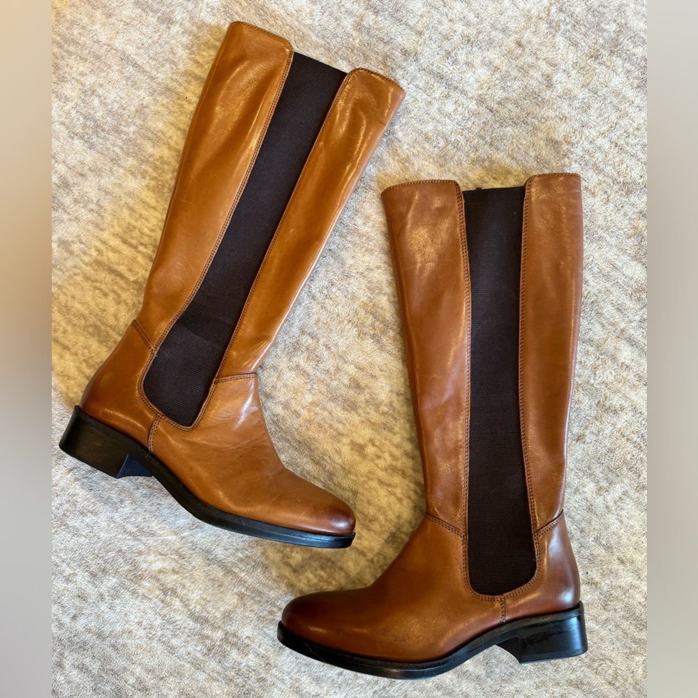 ALDO brown boots. Size 6.5. Real leather.